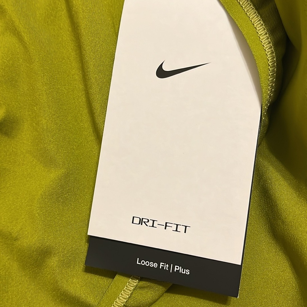 NWT NIKE Moss/Silver Womens One Ultra High-Waisted Dri-FIT 3" Brief-Lined Shorts - Picture 12 of 16